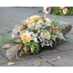 Naturalna boho wiązanka na Wszystkich Świętych