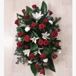 Wiązanka biało-czerwona na pogrzeb