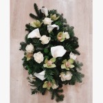 Wiązanka na pogrzeb kalla i storczyk