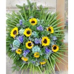 Wieniec ze słonecznikami