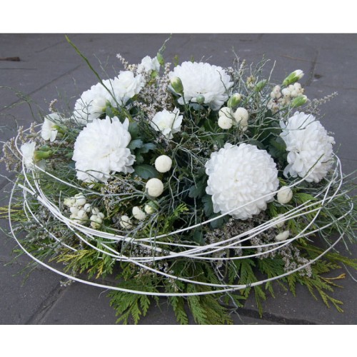 biała wiązanka na wszystkich świętych